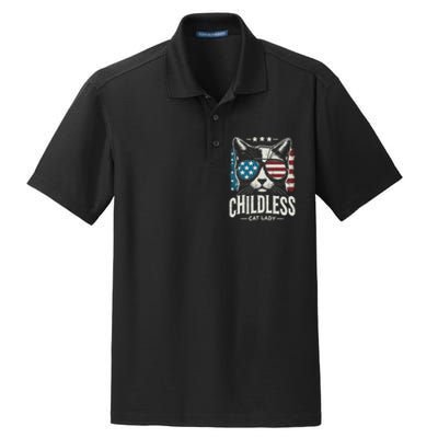 Childless Cat Lady 2024 Dry Zone Grid Polo