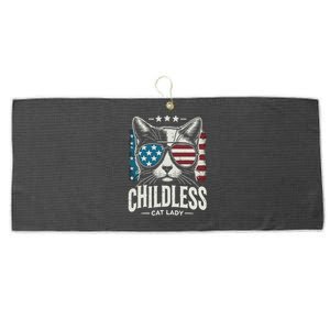 Childless Cat Lady 2024 Large Microfiber Waffle Golf Towel