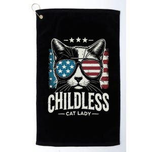 Childless Cat Lady 2024 Platinum Collection Golf Towel