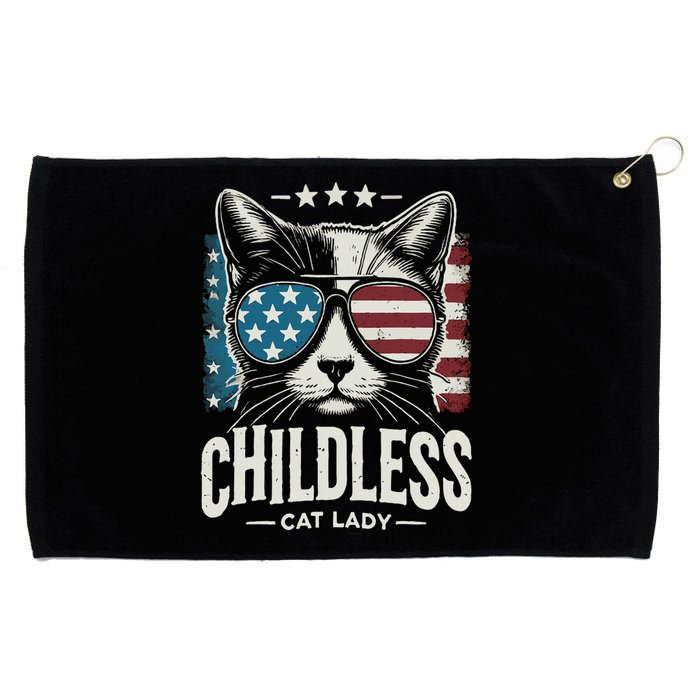 Childless Cat Lady 2024 Grommeted Golf Towel