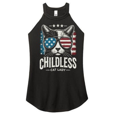 Childless Cat Lady 2024 Women’s Perfect Tri Rocker Tank