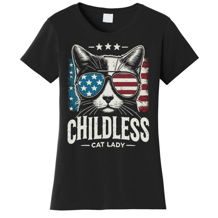 Childless Cat Lady 2024 Women's T-Shirt