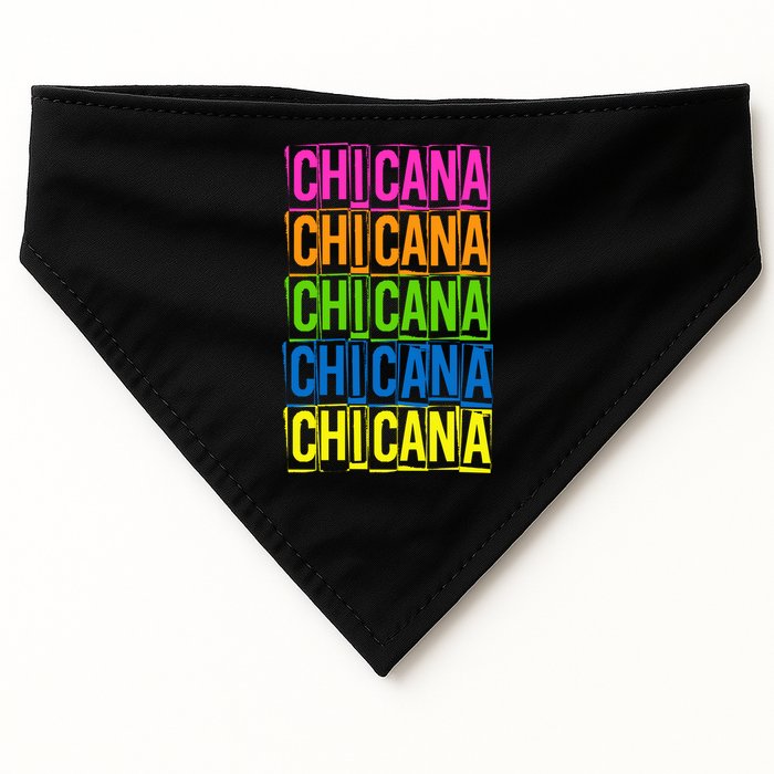 Chicana Colorful Latina USA-Made Doggie Bandana