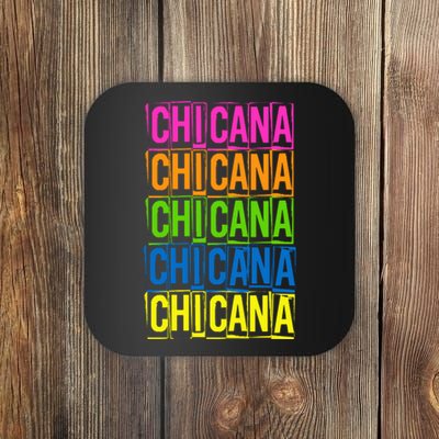 Chicana Colorful Latina Coaster