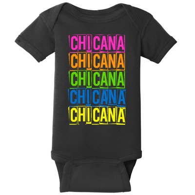 Chicana Colorful Latina Baby Bodysuit