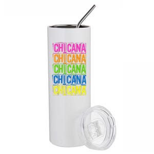 Chicana Colorful Latina Stainless Steel Tumbler