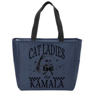 Childless Cat Lady Cat Ladies For Kamala Zip Tote Bag