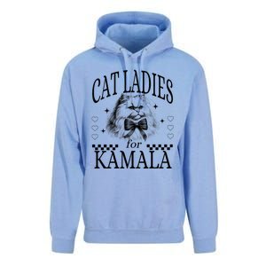 Childless Cat Lady Cat Ladies For Kamala Unisex Surf Hoodie