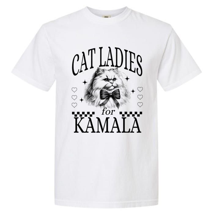 Childless Cat Lady Cat Ladies For Kamala Garment-Dyed Heavyweight T-Shirt