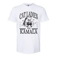 Childless Cat Lady Cat Ladies For Kamala Softstyle CVC T-Shirt