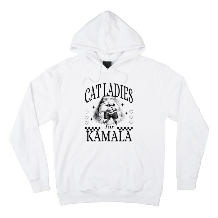 Childless Cat Lady Cat Ladies For Kamala Hoodie