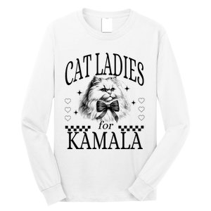 Childless Cat Lady Cat Ladies For Kamala Long Sleeve Shirt