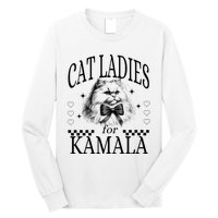 Childless Cat Lady Cat Ladies For Kamala Long Sleeve Shirt