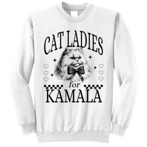 Childless Cat Lady Cat Ladies For Kamala Sweatshirt