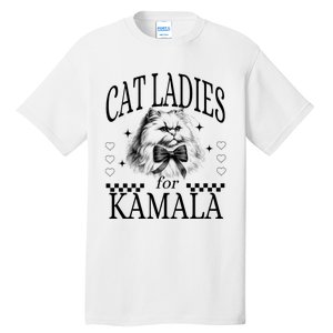 Childless Cat Lady Cat Ladies For Kamala Tall T-Shirt