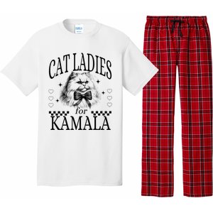 Childless Cat Lady Cat Ladies For Kamala Pajama Set