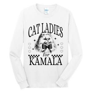 Childless Cat Lady Cat Ladies For Kamala Tall Long Sleeve T-Shirt