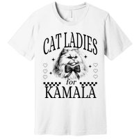 Childless Cat Lady Cat Ladies For Kamala Premium T-Shirt