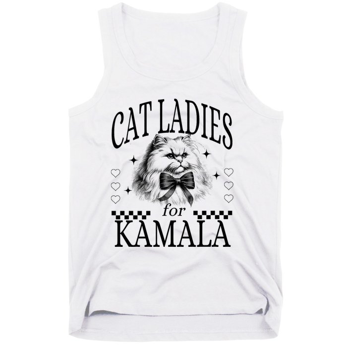 Childless Cat Lady Cat Ladies For Kamala Tank Top