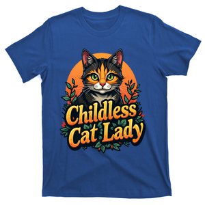 Childless Cat Lady Funny Cat Lover T-Shirt