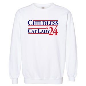 Childless Cat Lady Garment-Dyed Sweatshirt