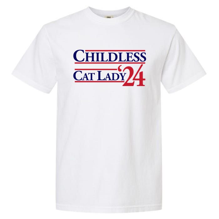 Childless Cat Lady Garment-Dyed Heavyweight T-Shirt