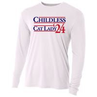 Childless Cat Lady Cooling Performance Long Sleeve Crew