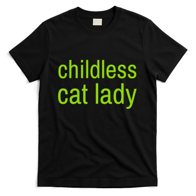 Childless Cat Lady Funny Vote 2024 T-Shirt