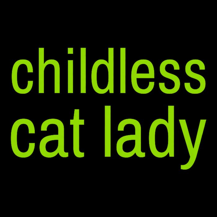 Childless Cat Lady Funny Vote 2024 Drawstring Bag