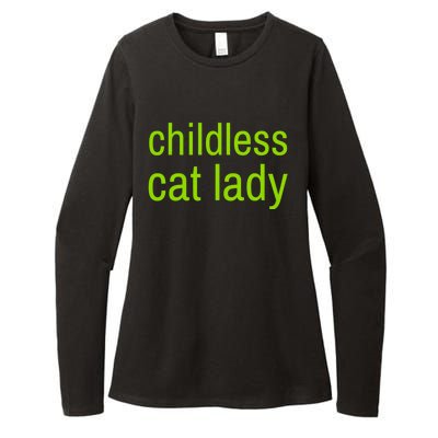 Childless Cat Lady Funny Vote 2024 Womens CVC Long Sleeve Shirt