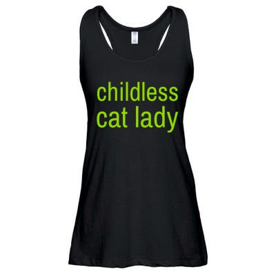 Childless Cat Lady Funny Vote 2024 Ladies Essential Flowy Tank