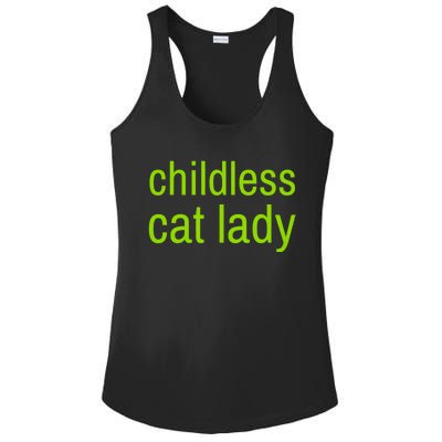 Childless Cat Lady Funny Vote 2024 Ladies PosiCharge Competitor Racerback Tank