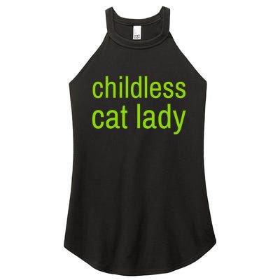 Childless Cat Lady Funny Vote 2024 Women’s Perfect Tri Rocker Tank