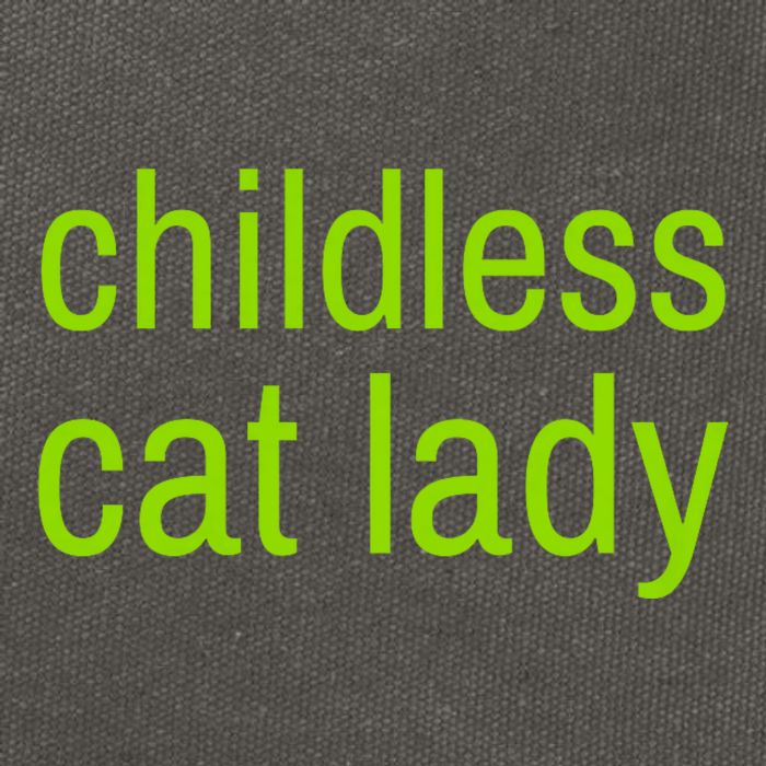 Childless Cat Lady Funny Vote 2024 Cotton Canvas Backpack