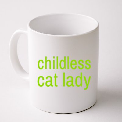 Childless Cat Lady Funny Vote 2024 Coffee Mug