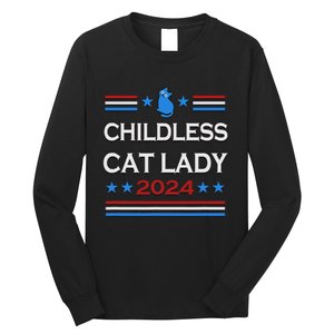 Childless Cat Lady 2024 Long Sleeve Shirt