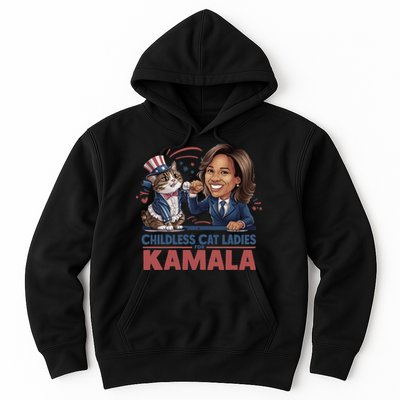 Childless Cat Ladies For Kamala Hoodie