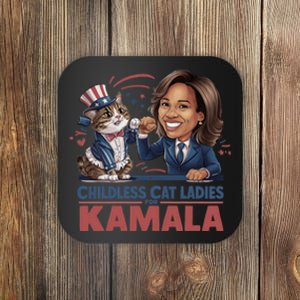 Childless Cat Ladies For Kamala Coaster