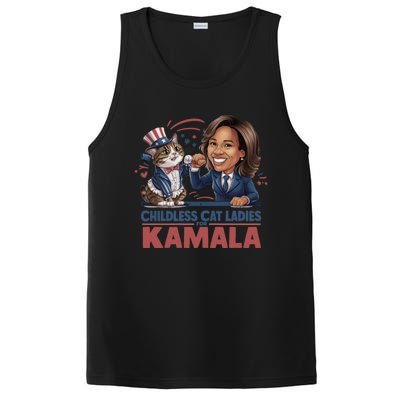 Childless Cat Ladies For Kamala PosiCharge Competitor Tank