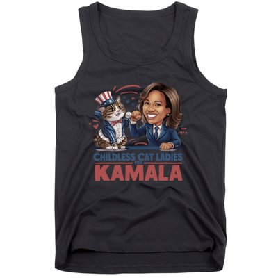 Childless Cat Ladies For Kamala Tank Top