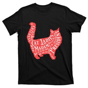 Childless Cat Ladies For Madam President Quotes 2024 T-Shirt