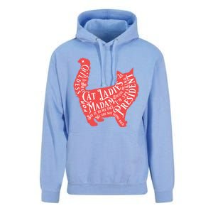 Childless Cat Ladies For Madam President Quotes 2024 Unisex Surf Hoodie