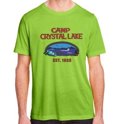 Camp Crystal Lake Est 1935 Halloween Horror Movie Scary Adult ChromaSoft Performance T-Shirt