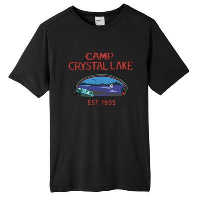 Camp Crystal Lake Est 1935 Halloween Horror Movie Scary Tall Fusion ChromaSoft Performance T-Shirt