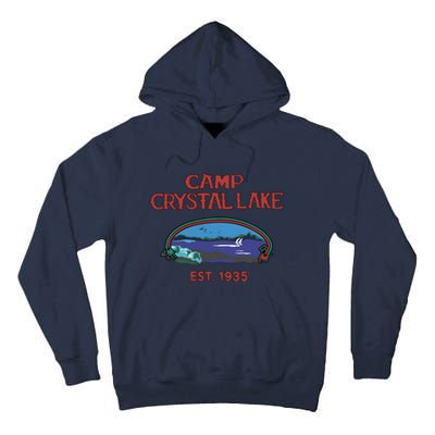 Camp Crystal Lake Est 1935 Halloween Horror Movie Scary Tall Hoodie