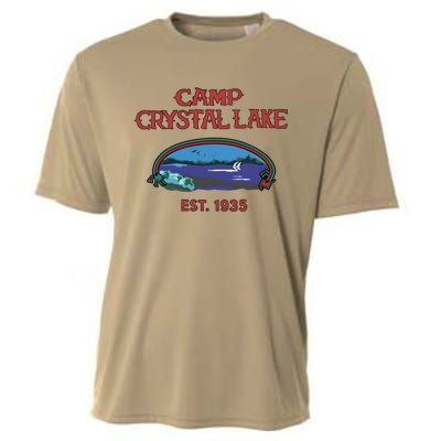 Camp Crystal Lake Est 1935 Halloween Horror Movie Scary Cooling Performance Crew T-Shirt