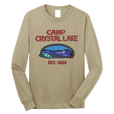 Camp Crystal Lake Est 1935 Halloween Horror Movie Scary Long Sleeve Shirt