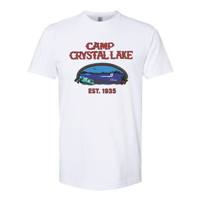 Camp Crystal Lake Est 1935 Halloween Horror Movie Scary Softstyle CVC T-Shirt