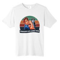 Childless Cat Ladies Vote Rosie The Riveter Vintage Tall Fusion ChromaSoft Performance T-Shirt