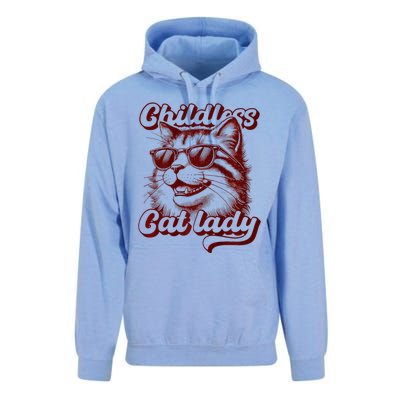 Childless Cat Lady Funny Cat Saying Premium Unisex Surf Hoodie